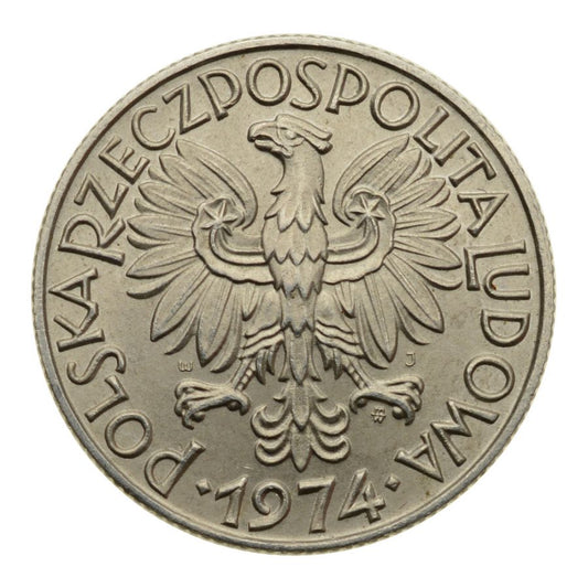 5 zlotych 1974 r. - Rybaka (M742)