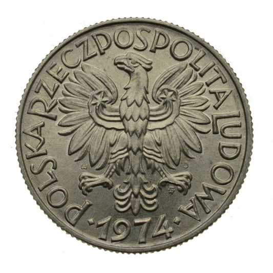 5 zlotych 1974 r. - Rybak (M787)