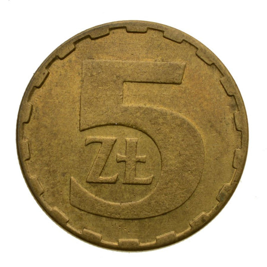 5 zlotych 1986 r. (M117)