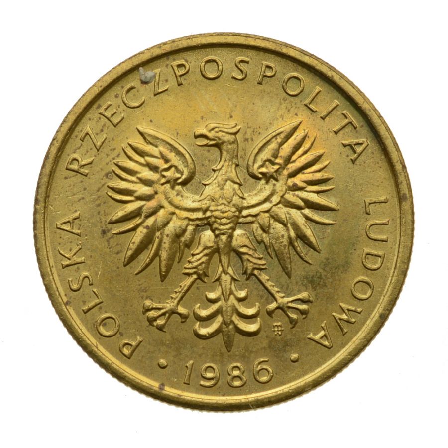 5 zlotych 1986 r. (M798)