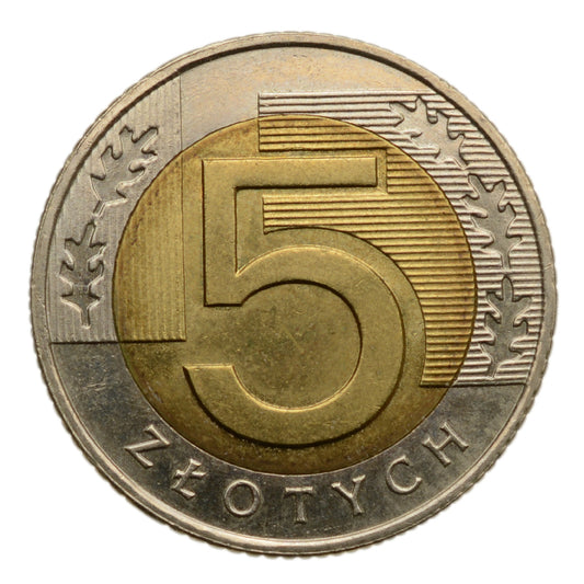 5 zlotych 2015 r. (M894)