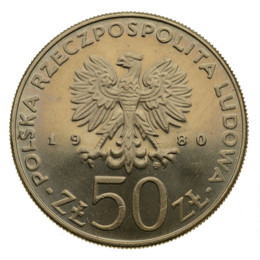 50 zlotych 1980 r. - Boleslaw Chrobry (M243)