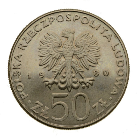 50 zlotych 1980 r. - Boleslaw Chrobry (M295)