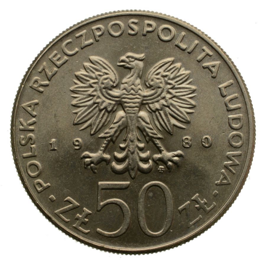 50 zlotych 1980 r. - Kazimierz Odnowiciel (M278)