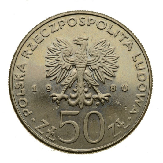 50 zlotych 1980 r. - Kazimierz Odnowiciel (M300)