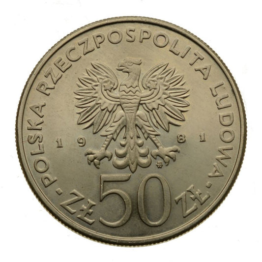 50 zlotych 1981 r. - Boleslaw Smialy (M307)