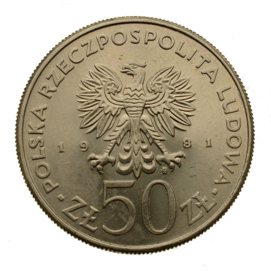 50 zlotych 1981 r. - Boleslaw Smialy (M845)