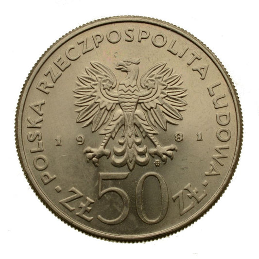 50 zlotych 1981 r. - Boleslaw Smialy (M845)