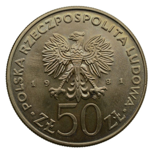 50 zlotych 1981 r. - General Wladyslaw Sikorski (M324)