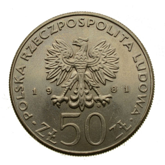 50 zlotych 1981 r. - Wladyslaw Herman (M297)