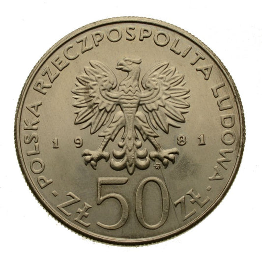 50 zlotych 1981 r. - Wladyslaw Herman (M298)