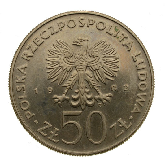 50 zlotych 1982 r. - Boleslaw Krzywousty (M558)