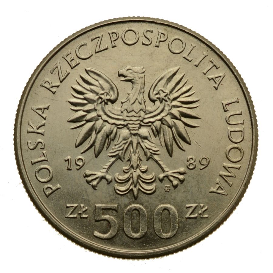 500 zlotych 1989 r. - Wladyslaw Jagiello (M321)