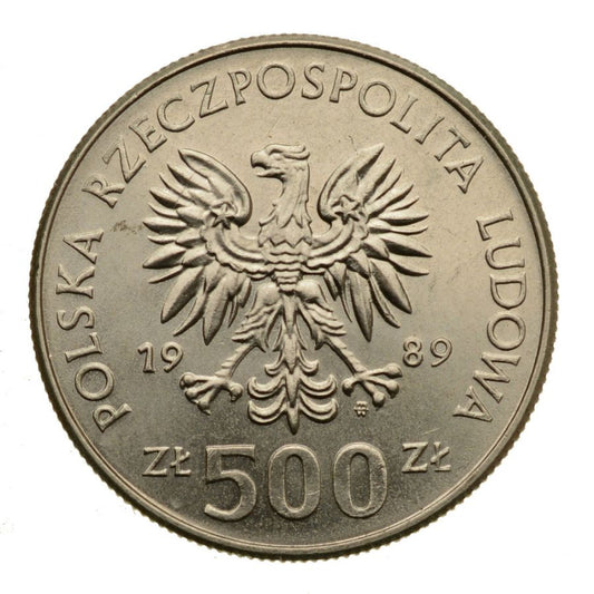 500 zlotych 1989 r. - Wladyslaw Jagiello (M564)