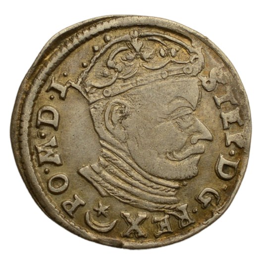 Stefan Batory – Trojak litewski 1583 r. (Wilno) (2)